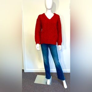 Vince - Beautiful Cable Knit Wool & Cashmere Blend Sweater - Small